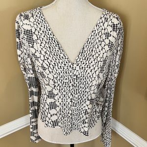 Black & White Tea Combo Free People Top
